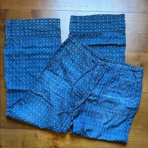 C of H Blue Patterned Pants